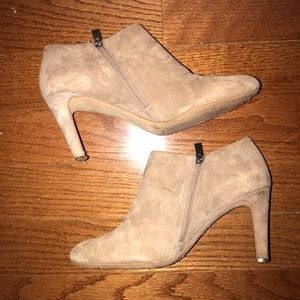 Vince Camuto Tan Suede Booties